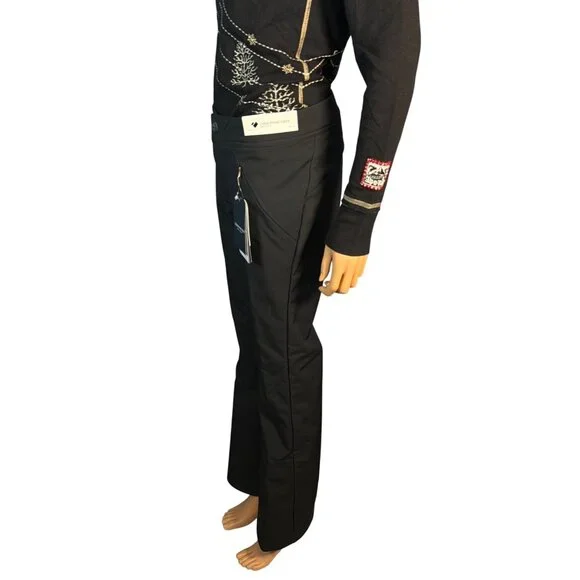 NWT Obermeyer Hillary Stretch Ski Pants Women's 4/6 Small Black - Picture 4 of 17